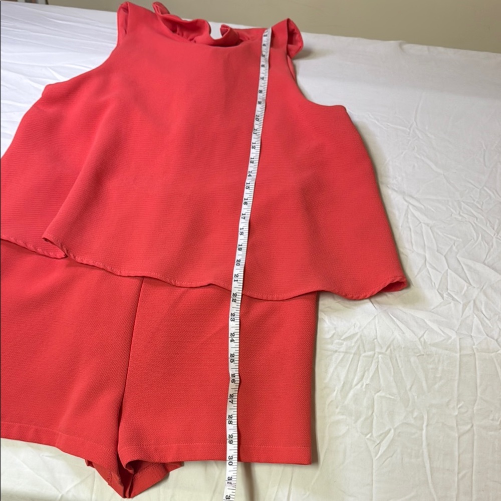 DO+BE Red Ruffled Halter Romper - Picture 12 of 12